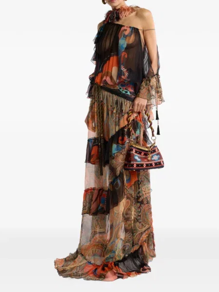 Maxi rochie maxi Etro de costum negru