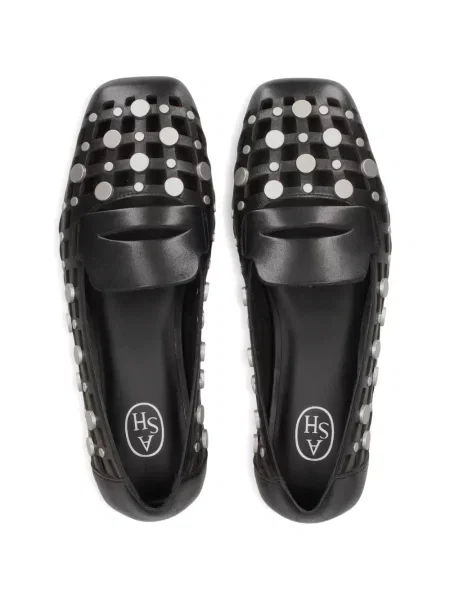 Pantofi loafer Ash cu tepi negru