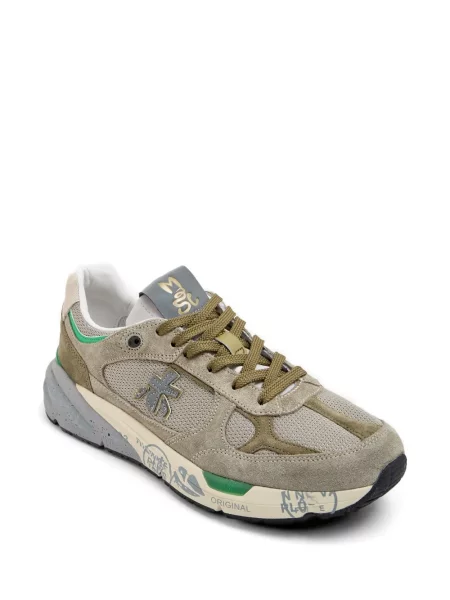 Sneakerși Premiata cu aplicații plasă