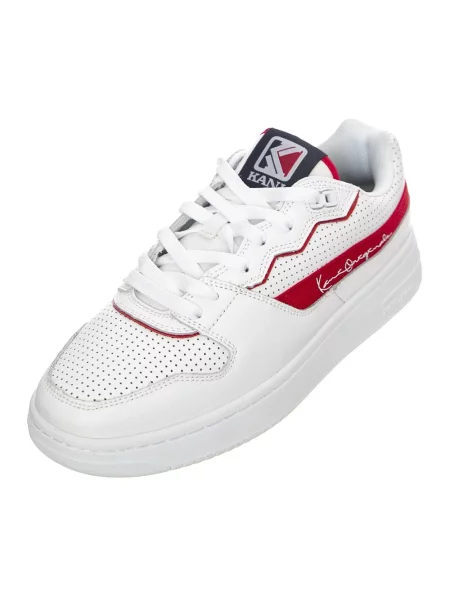 Sneakersy Karl Kani skórzane białe