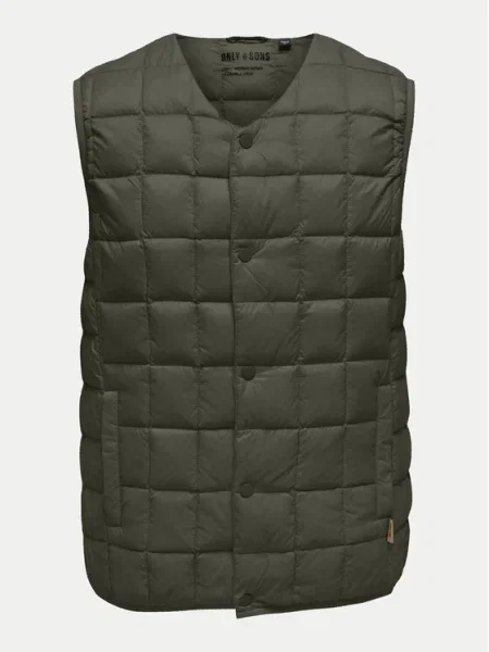 Only & Sons Vestă Gavin verde