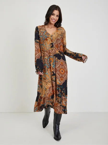 Rochie Orsay casual maro