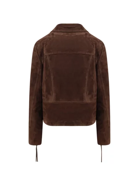 Geacă Tom Ford din piele de căprioară maro