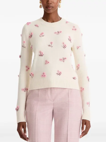 Pulover Oscar De La Renta cu model floral