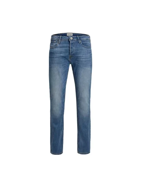 Jeansy Jack & Jones ze stretchu niebieskie