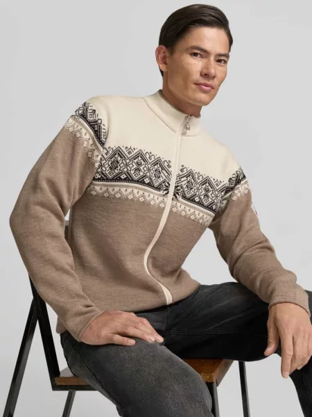 Kurtka o kroju regular fit z czystej wełny model Moritz' Dale Of Norway