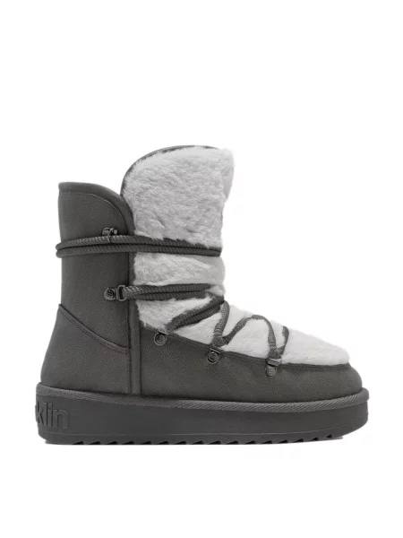Buty śniegowce D.Franklin ocieplane szare