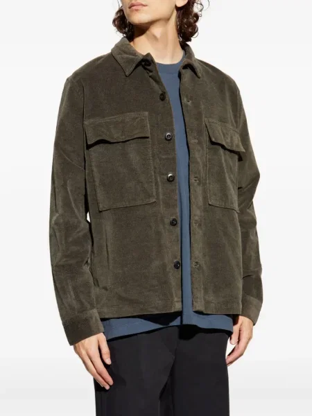 Риза Allsaints кафяво