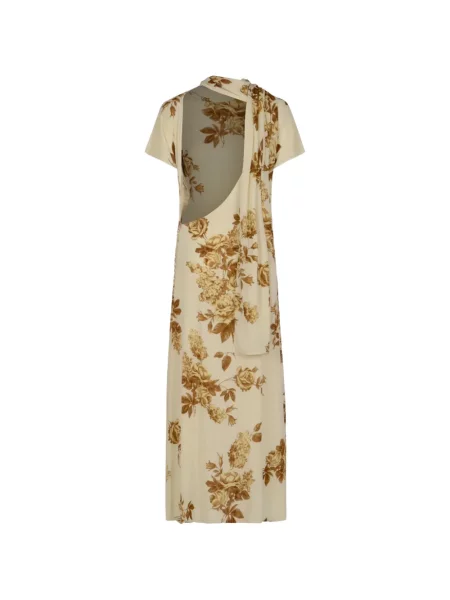 Rochie midi Magda Butrym cu model floral cu imagine