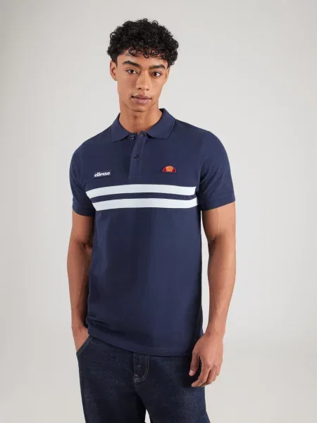 ELLESSE Tricou Muccia bleumarin alb