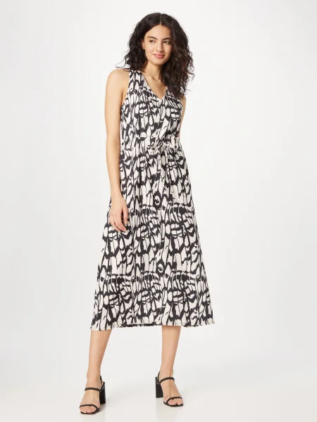 Warehouse Rochie negru alb