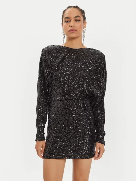 Pinko sukienka mini dopasowana czarny