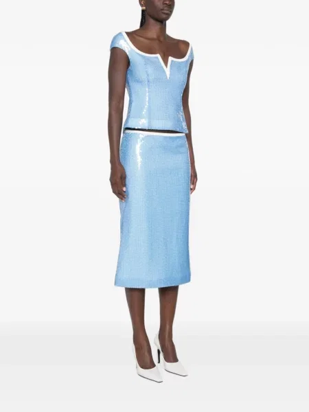 Rochie maxi Faithfull The Brand maro