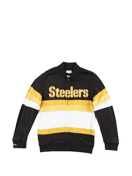Pulover Mitchell & Ness cu dungi negru