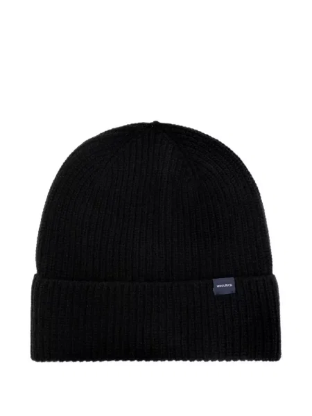 Pletený čepice Woolrich černý