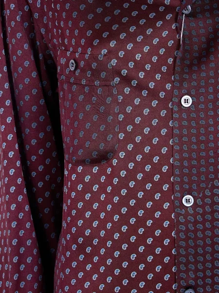 Πουκάμισο Maison Margiela με σχέδιο paisley κόκκινο