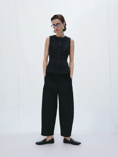 Кожаные мокасины Reserved черные