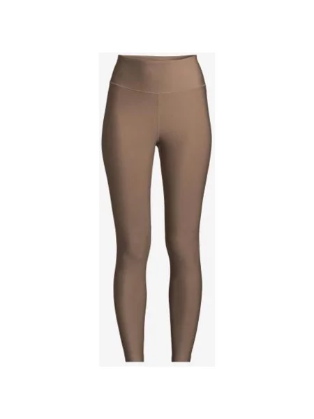 Legginsy długie Casall Graphic High Waist brąz 34 brązowy