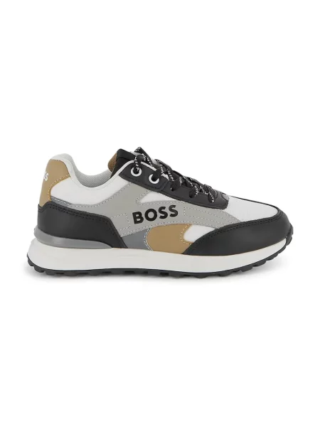 BOSS Superge S Pisana črna