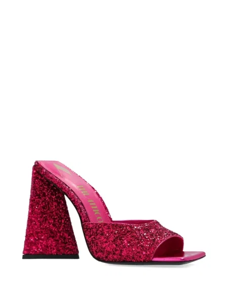 Papuci tip mules The Attico roz