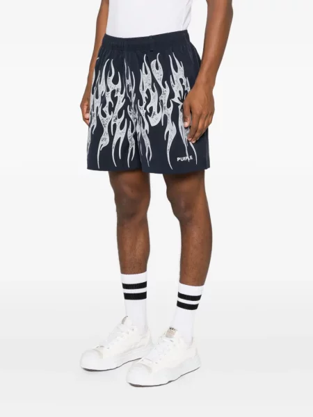 Kraťasy Purple Brand s potiskem modré