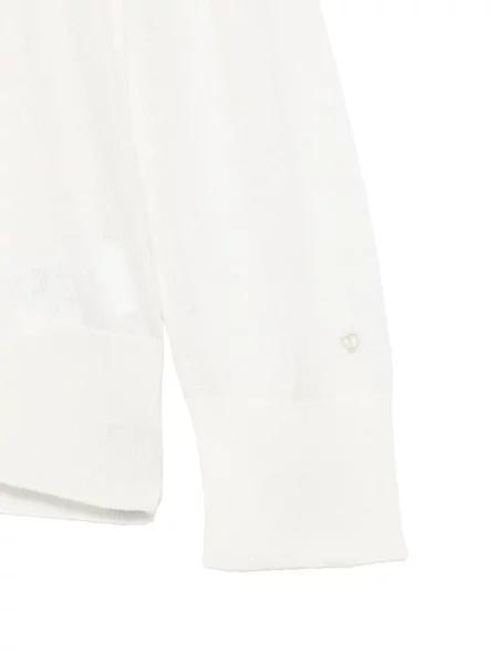 Cardigan Seven Gauge lung alb