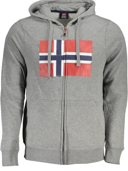 Hanorac cu fermoar Norway 1963 gri