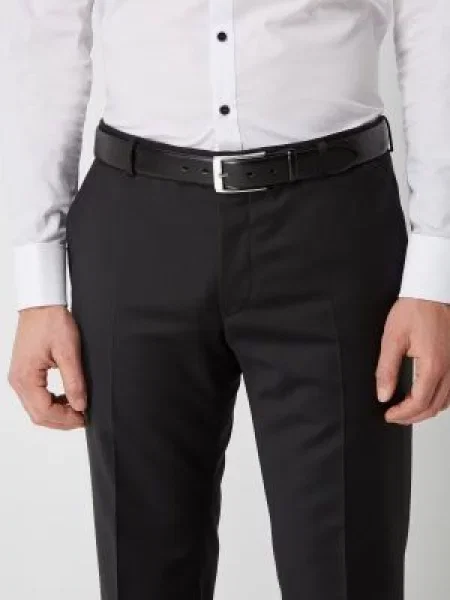 Skórzany ze sprzączką Lloyd Men's Belts czarny