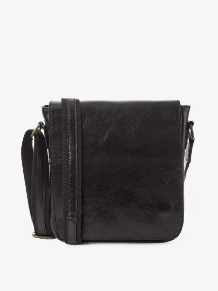 Кожаная сумка через плечо Inbag черная