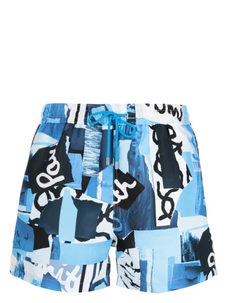 Slip de baie Paul Smith cu imagine albastru