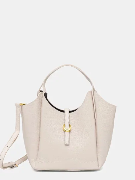 Usnjena torbica Answear Lab bež