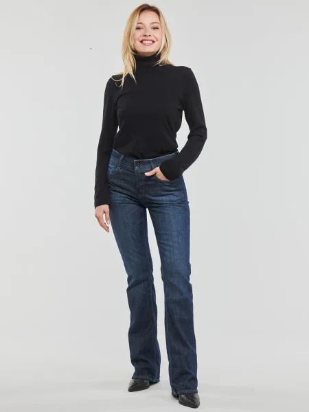 Džínsy so strihom ku čižmám G-star Raw modrá