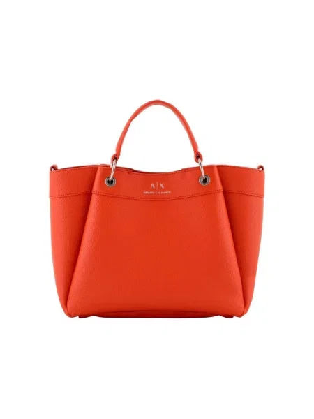 Armani Exchange kabelka dámska z imitácie kože oranžová