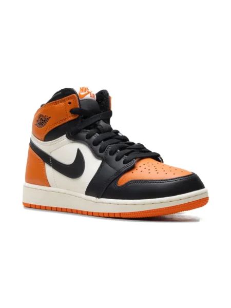 Sneakersy dziecięce Jordan Air Jordan 1 pomarańczowe