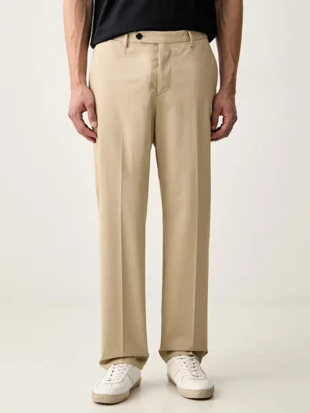 Tommy Hilfiger pantaloni de costum pentru bărbați din bej
