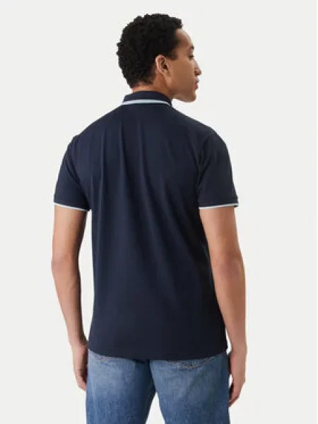 JACK & JONES Marškinėliai JCOFUSION tamsiai / balta mėlyna