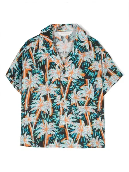 Koszula dziecięca Palm Angels czarna