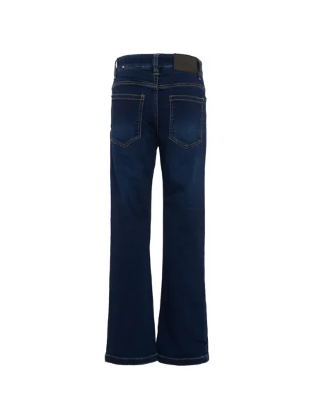 Jeansy straight leg dziecięce Bosswear niebieskie