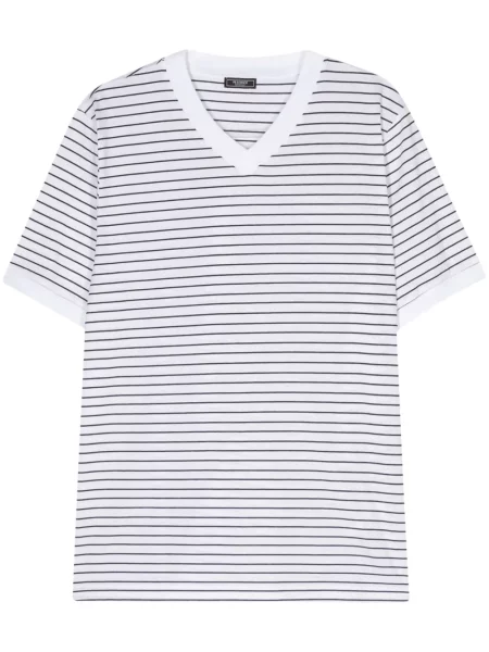 Tricou Peserico cu decolteu în V alb
