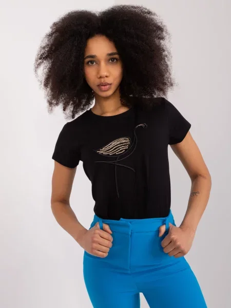 Bluzka Fashionhunters czarna