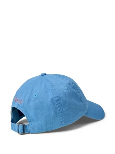 Siuvinėtos zomšinės pledinės maudymosi kelnaitės Polo Ralph Lauren mėlyna