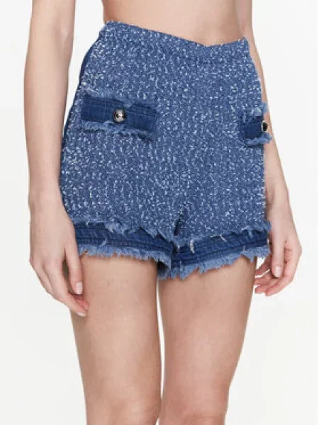 Pinko Шорти з тканини Голубий