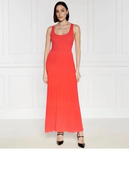 Michael Kors Rochie SCOOP roșu