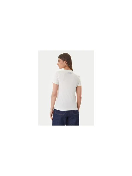 Guess Póló Ekru Regular Fit