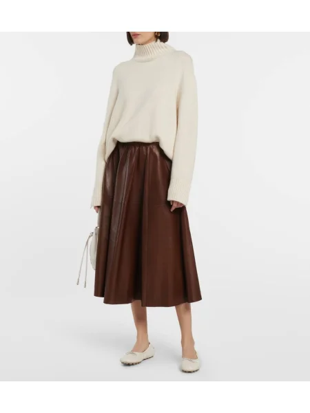 Bőr balerina Tod's fehér