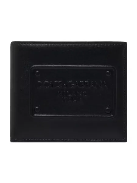Portfel Dolce And Gabbana skórzany czarny