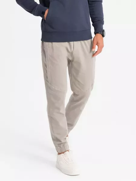 Pantaloni de jogging Ombre tricotate plisate