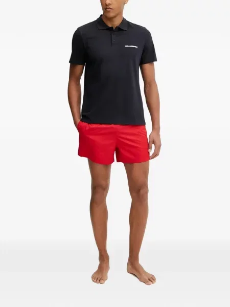 Polo Karl Lagerfeld με σχέδιο μπλε