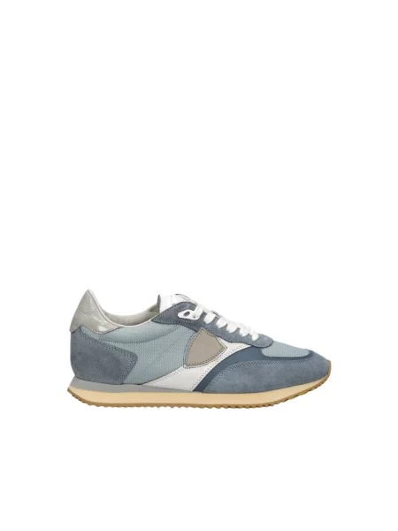 Sneakersy Philippe Model skórzane niebieskie