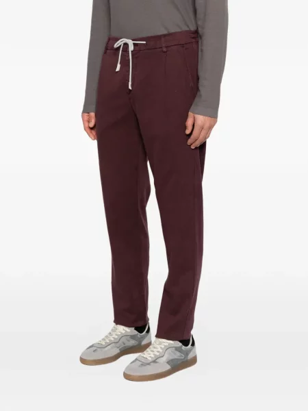 Pantaloni Eleventy cu cordon violet